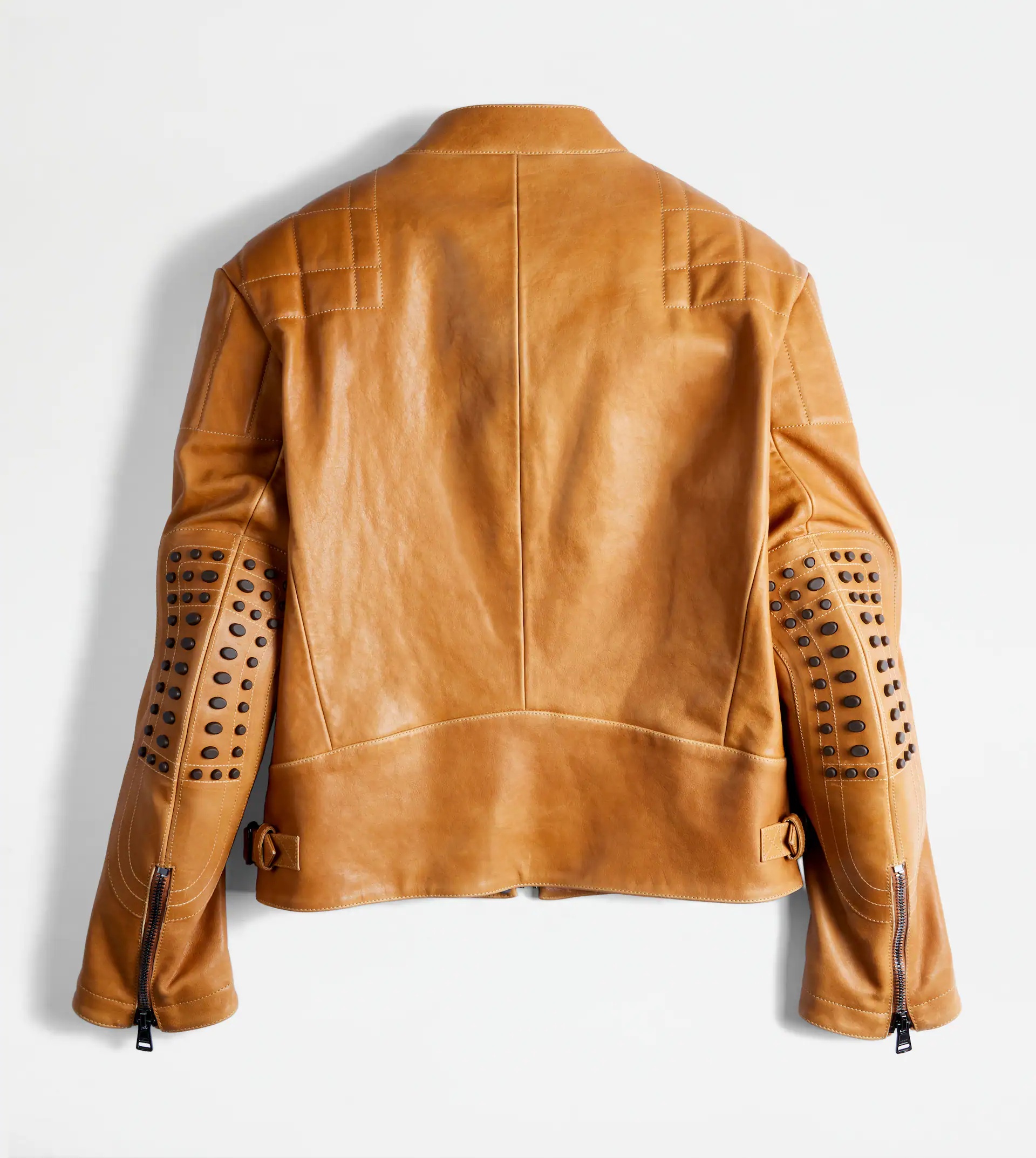 TOD'S BIKER IN LEATHER - BROWN - 8