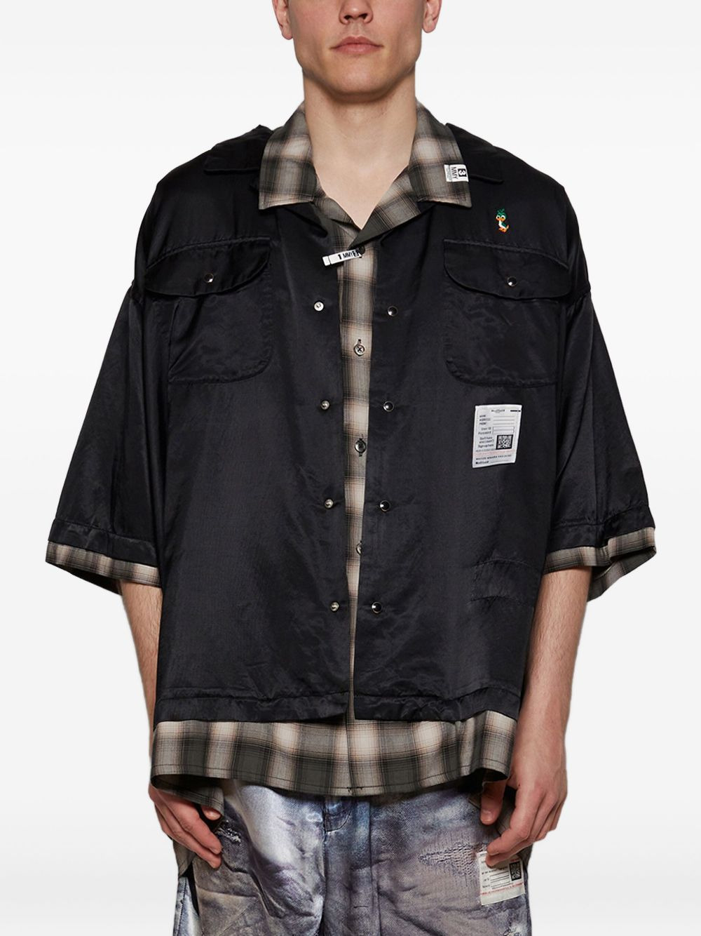 DOUBLE LAYERED S/S SHIRTS - 3