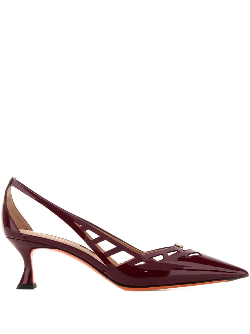 55mm Stella cut-out leather pumps - 1
