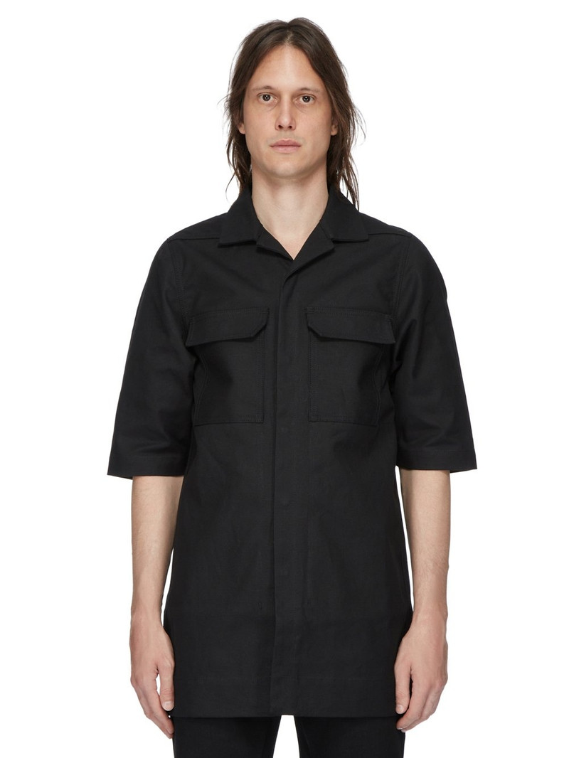 Magnum Tommy Short Sleeve Shirt in Black 1