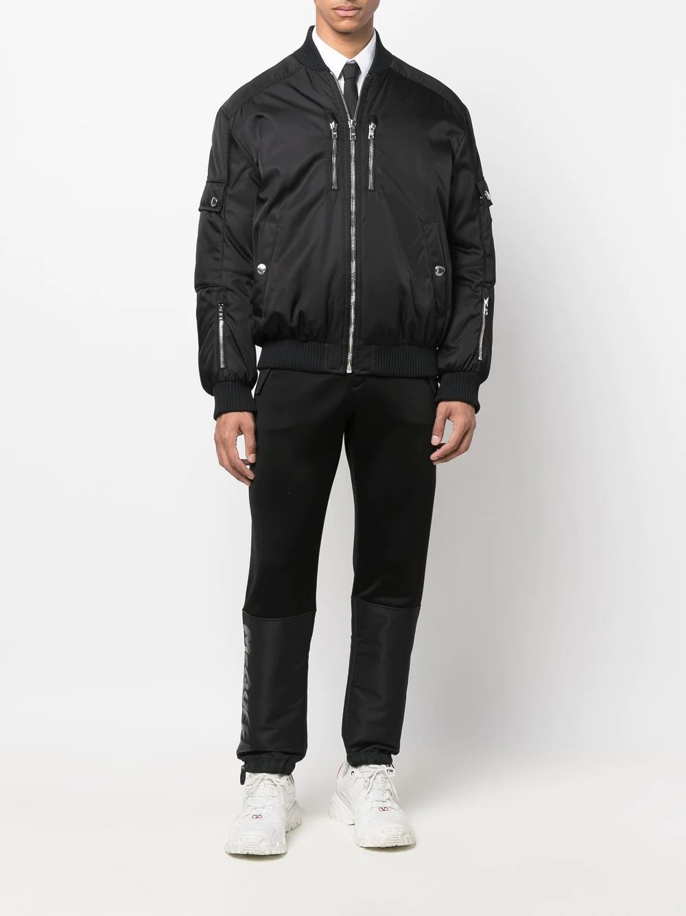 panelled tapered track pants - 2