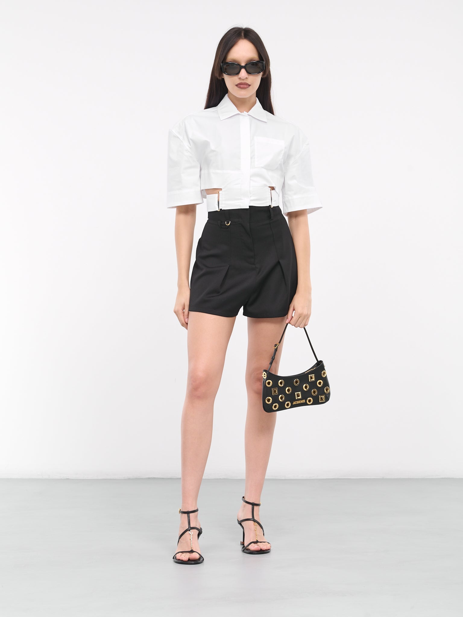 Le Short Bari pleated shorts