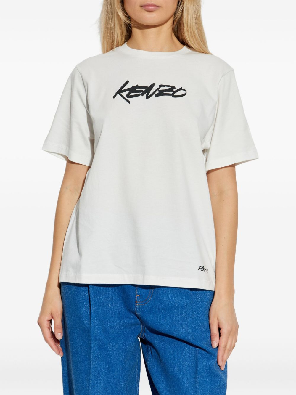 logo-print T-shirt - 3