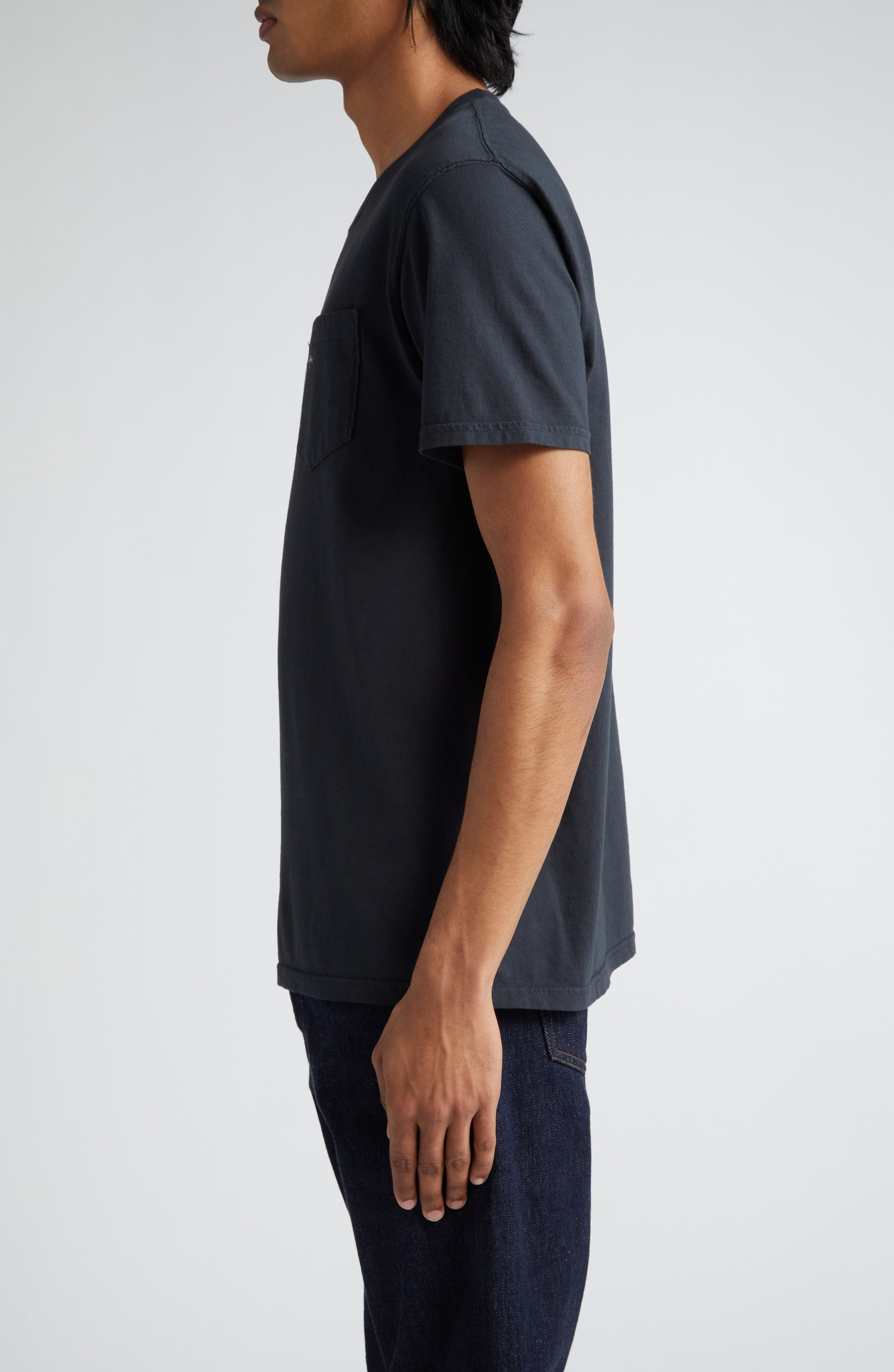 Core Logo Cotton Pocket T-Shirt - 3