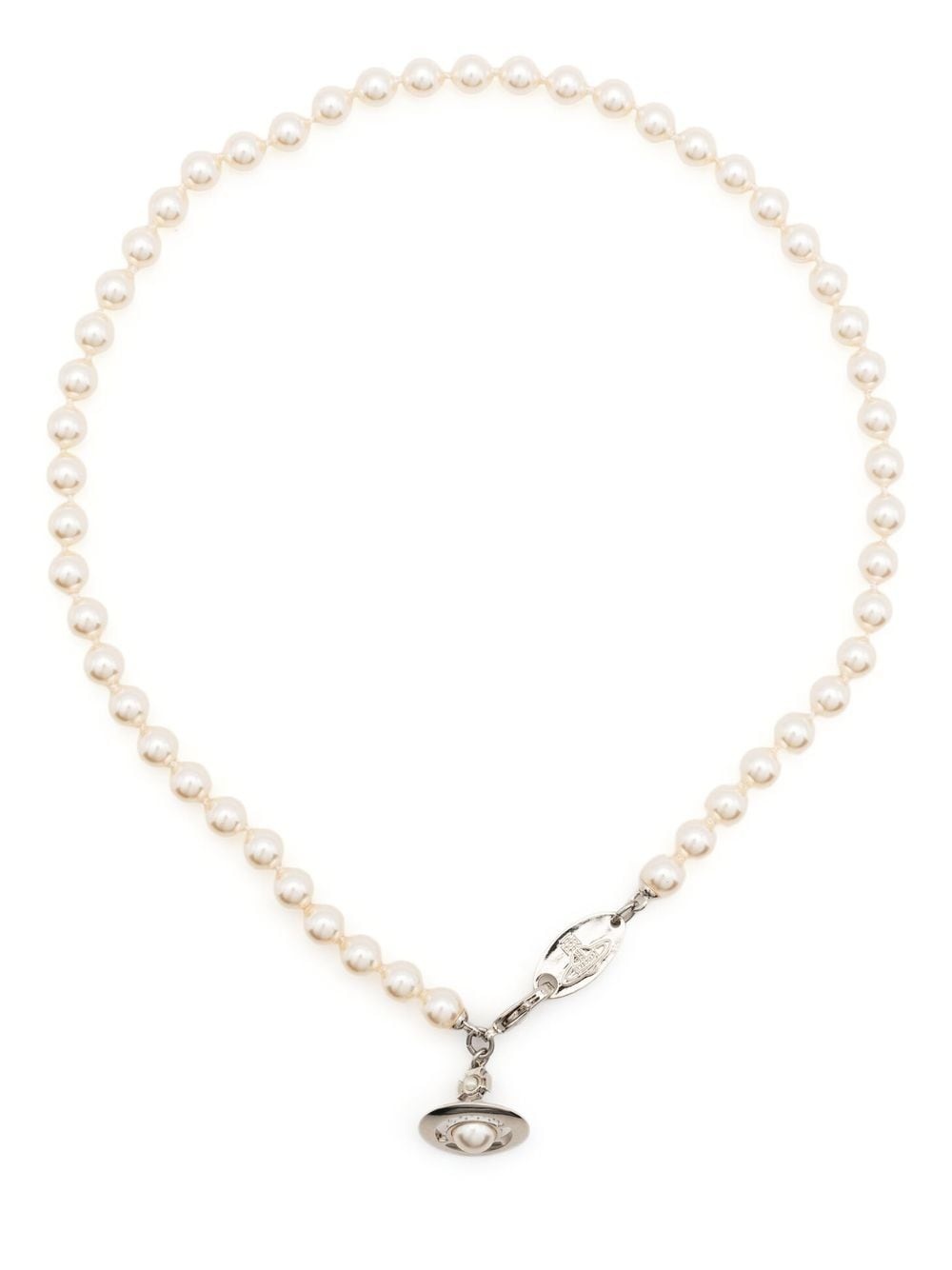 faux-pearl necklace - 3