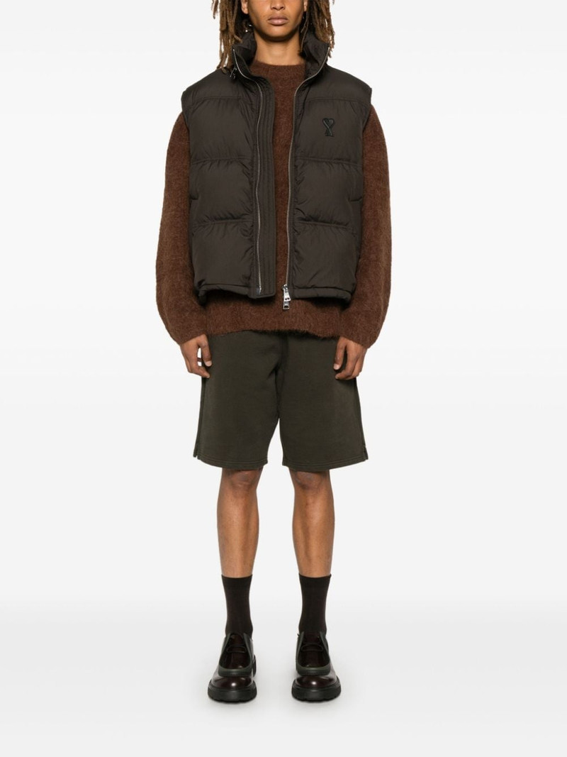 AMI Paris Ami de Coeur down puffer gilet outlook