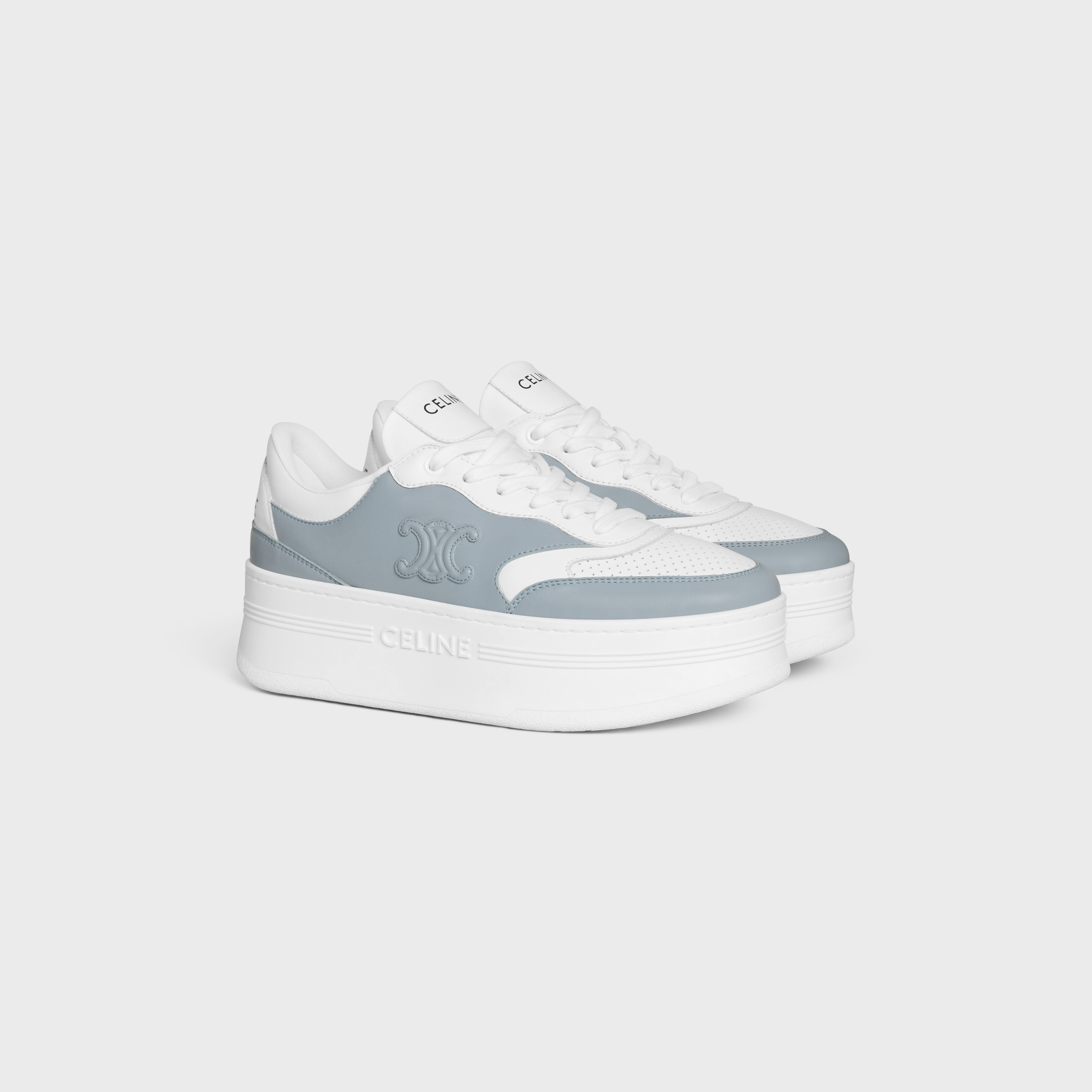 CELINE - BLOCK SNEAKER WITH TRIOMPHE IN CALFSKIN - 2