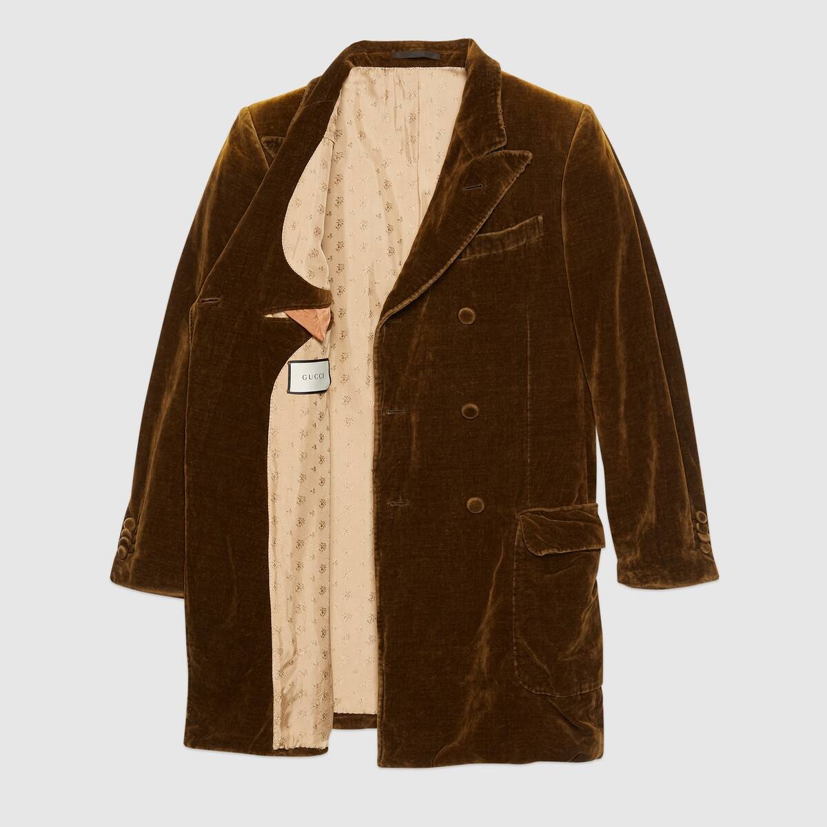 Long velvet jacket - 5