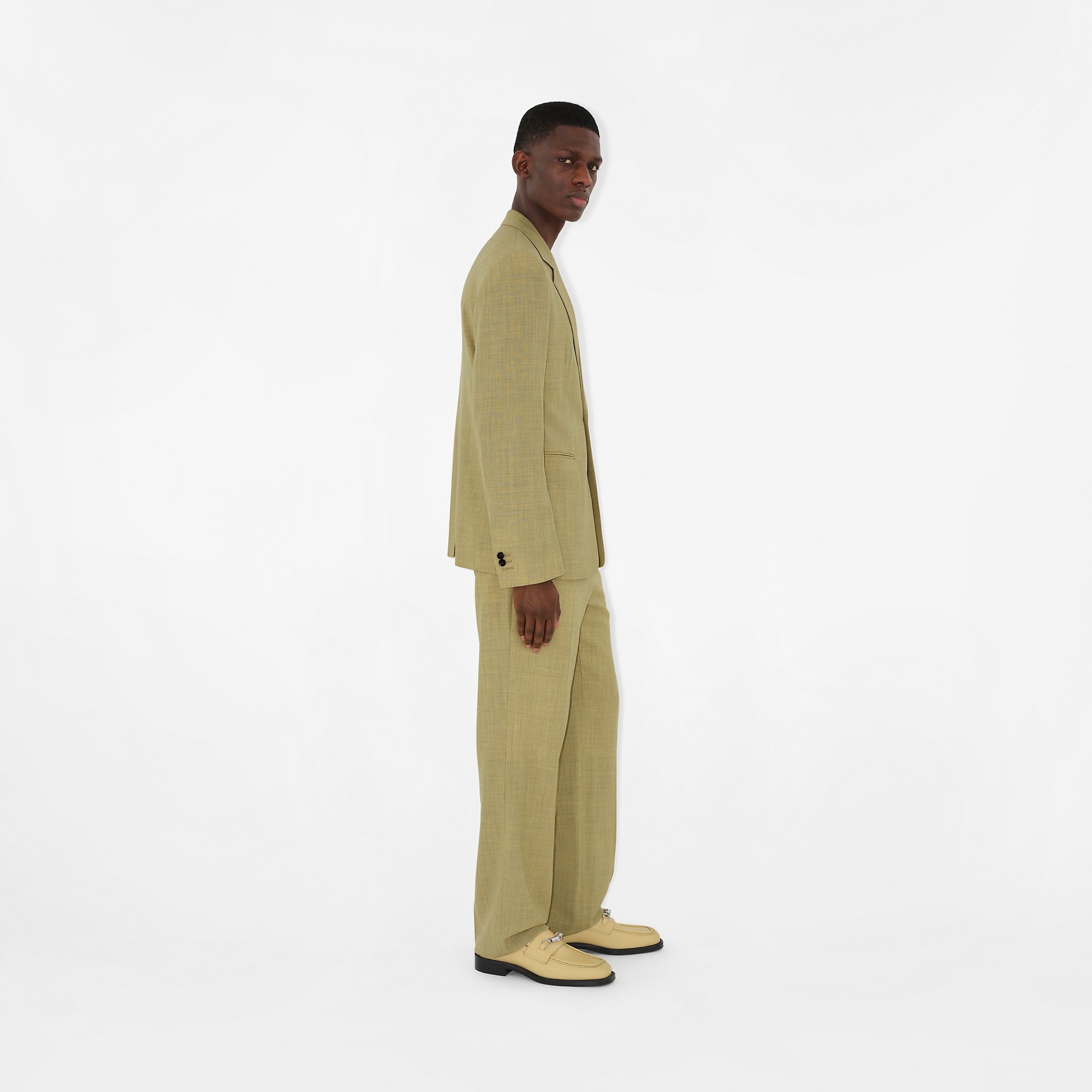 Burberry Wool Tailored Trousers | REVERSIBLE