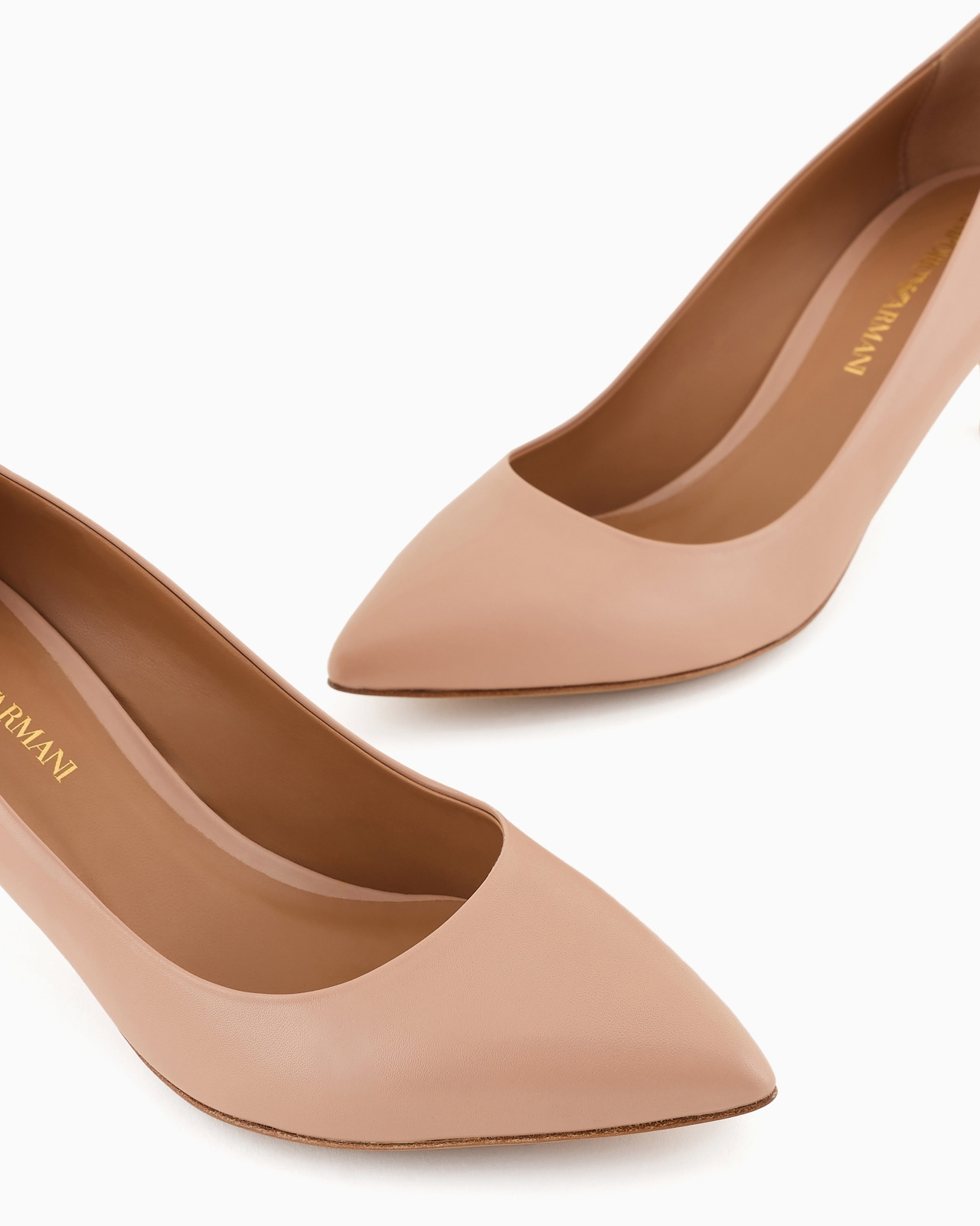 Leather pumps with stiletto heel - 5