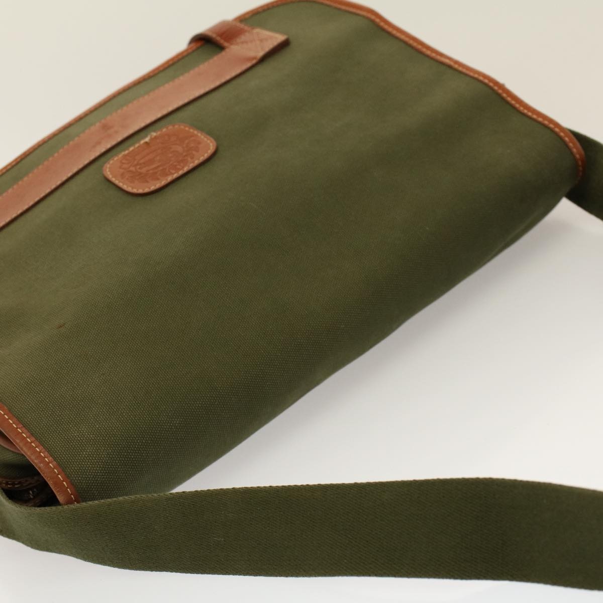 Burberry Shoulder Bag Canvas Khaki - 6