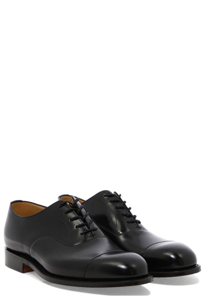 Black leather Consul lace-up shoes - 9