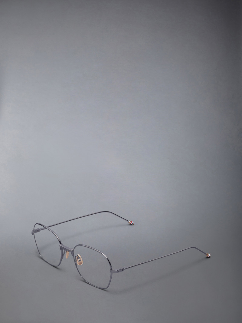 Thom Browne TITANIUM RECTANGULAR EYEGLASSES outlook