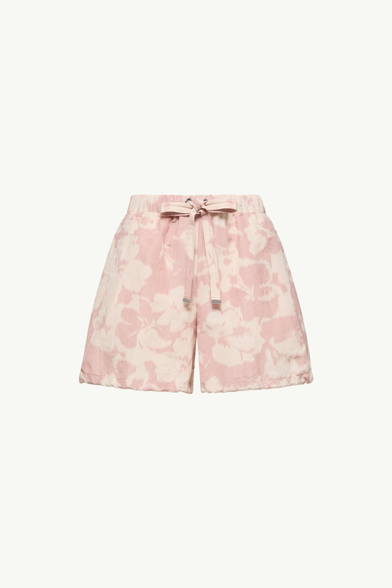 Floral Print Chiné Shorts 1