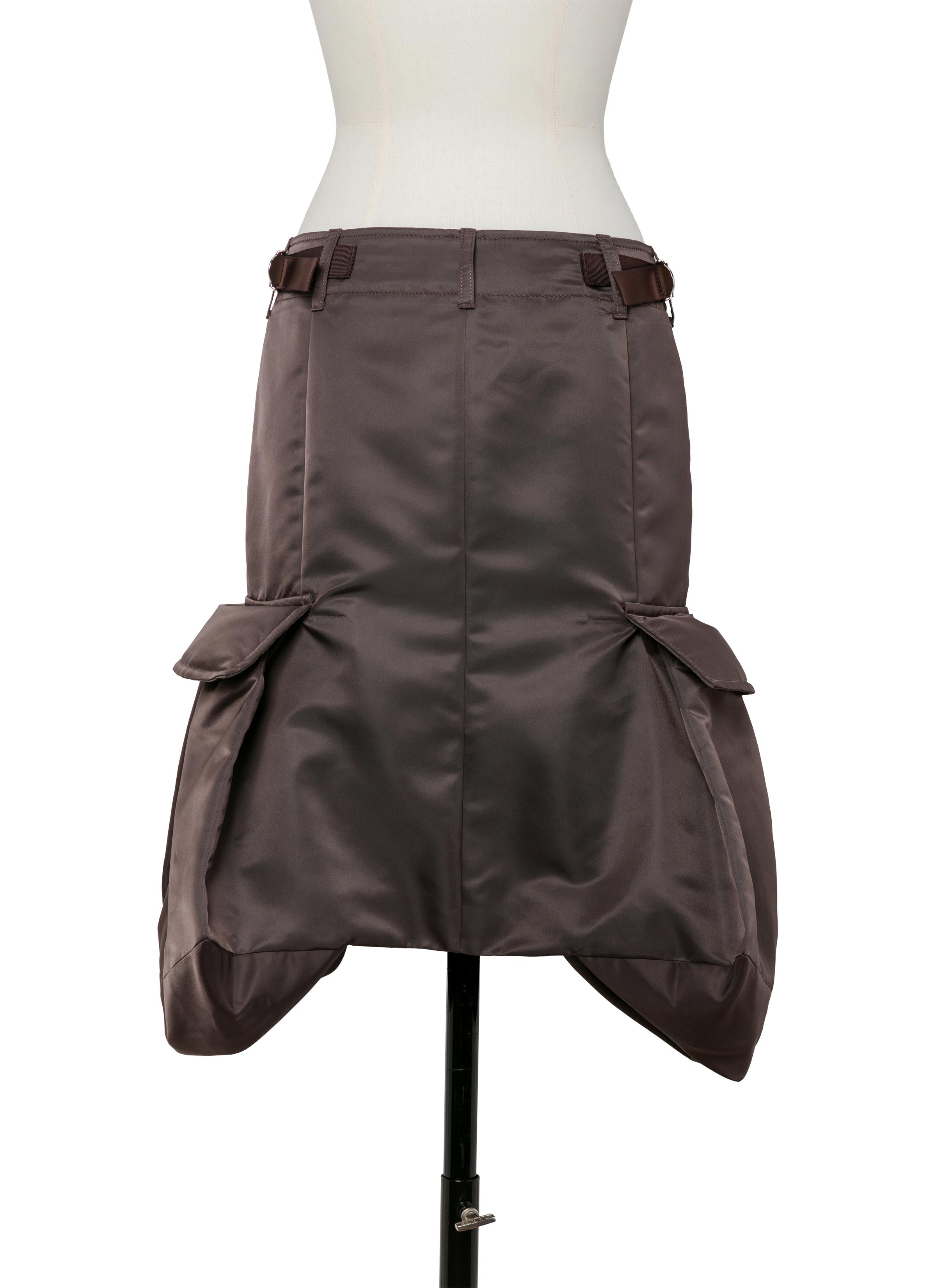 Nylon Twill Skirt - 4