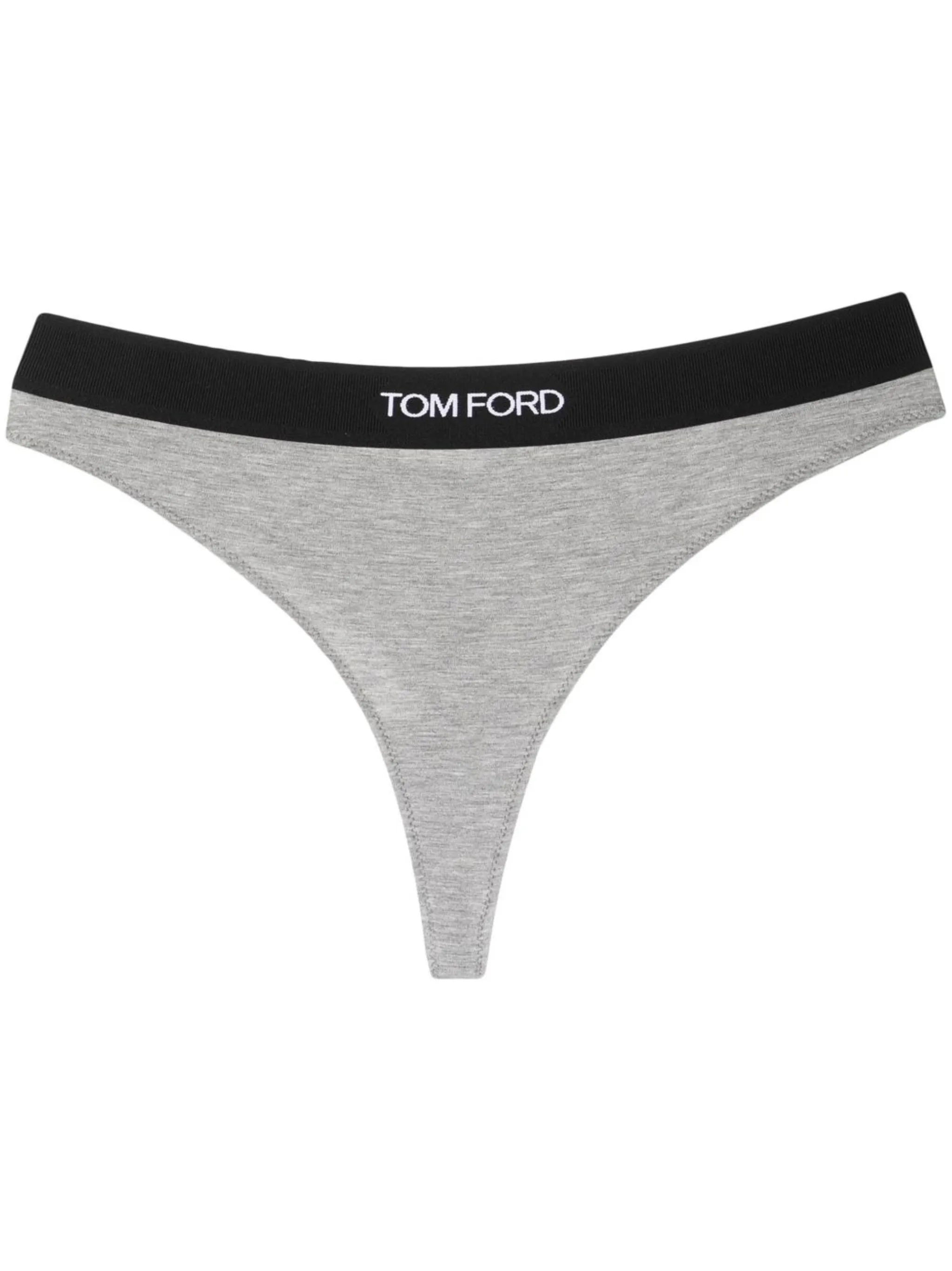 logo-waistband thong - 1