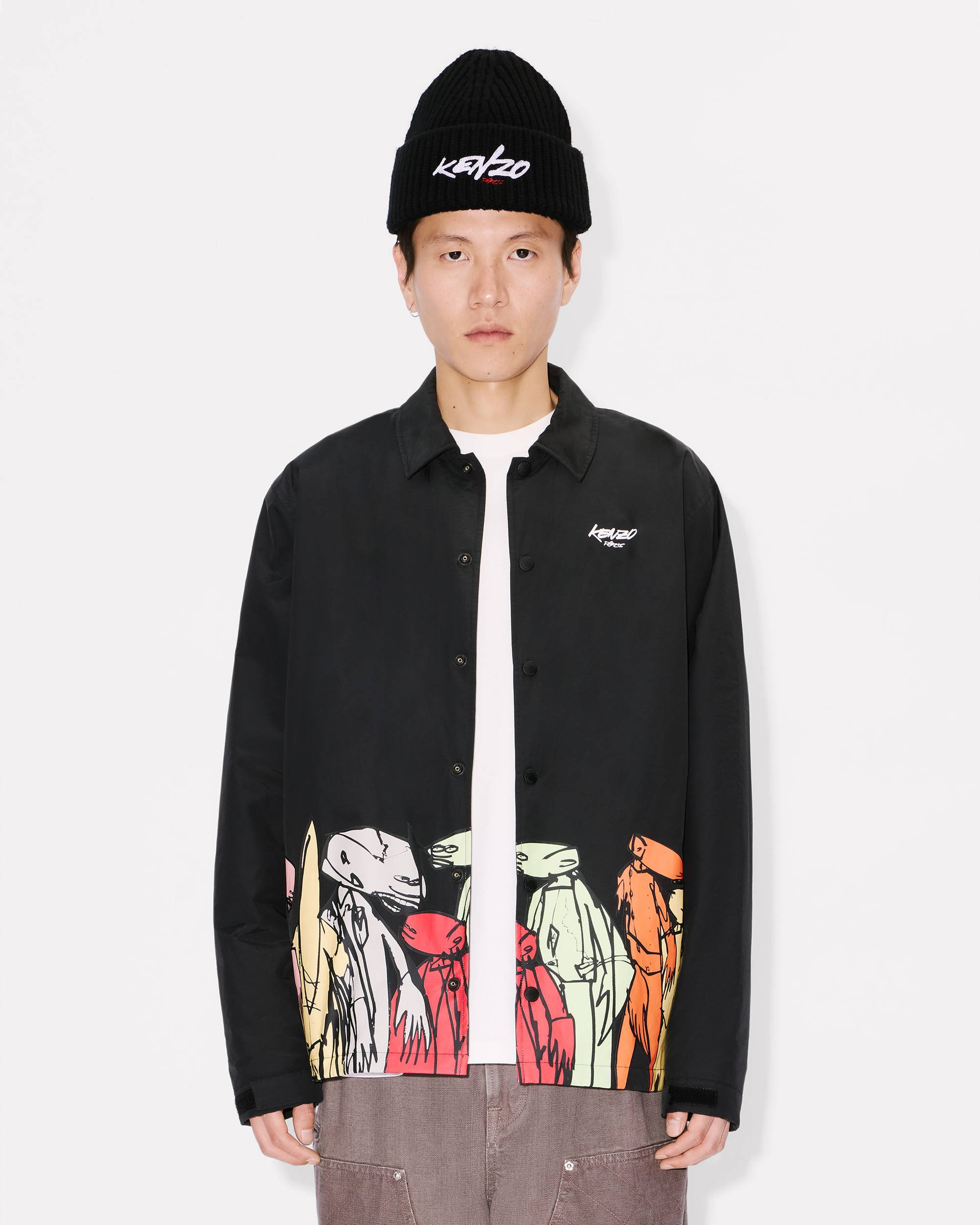 'Kenzo x Futura 2000' padded coach jacket - 4