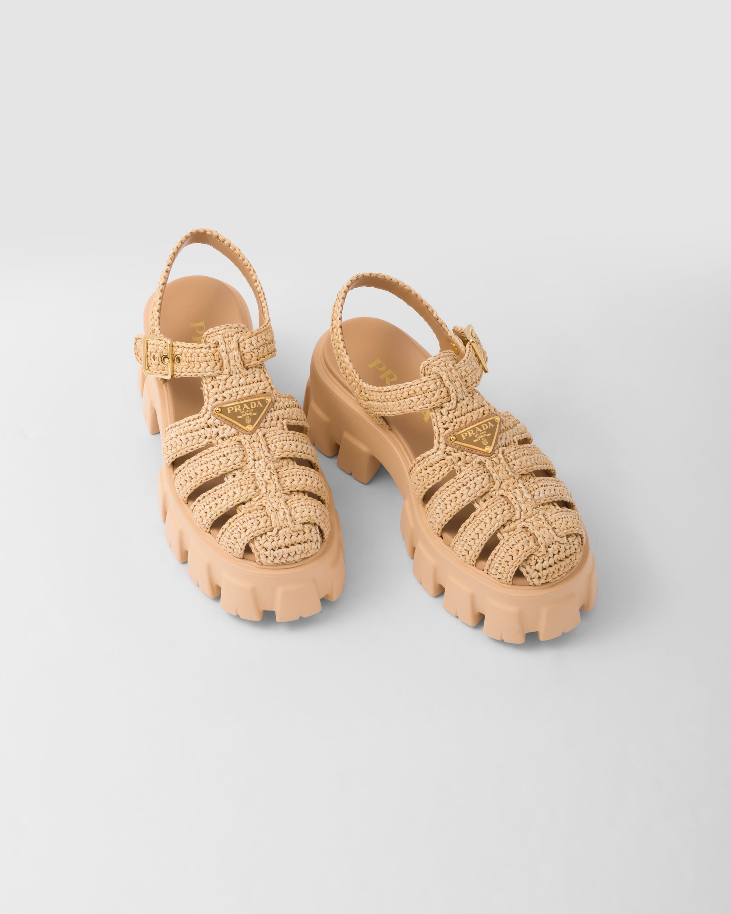 Monolith crochet cage sandals - 4