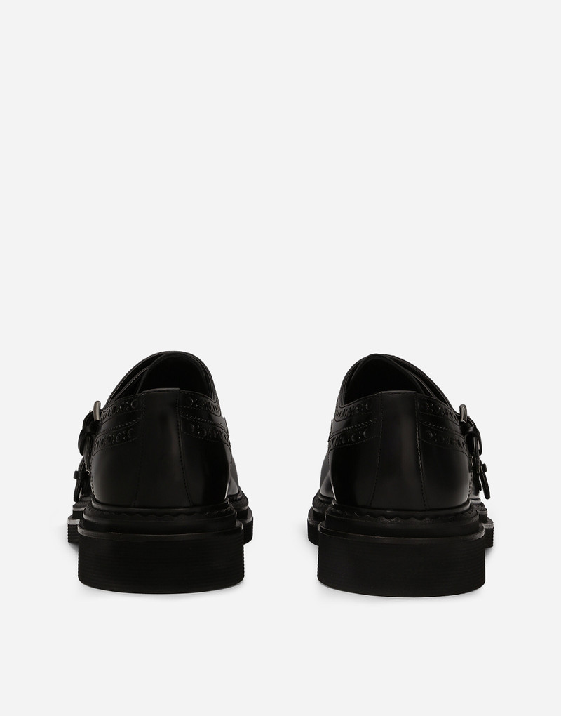 Dolce & Gabbana Brushed calfskin monkstrap shoes outlook