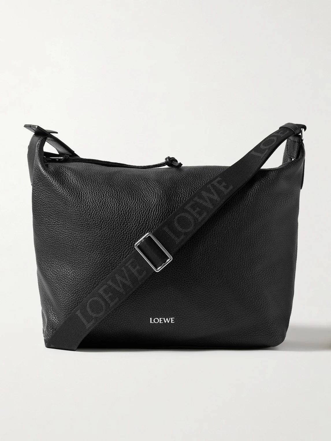 Cubi Full-Grain Leather Messenger Bag - 1
