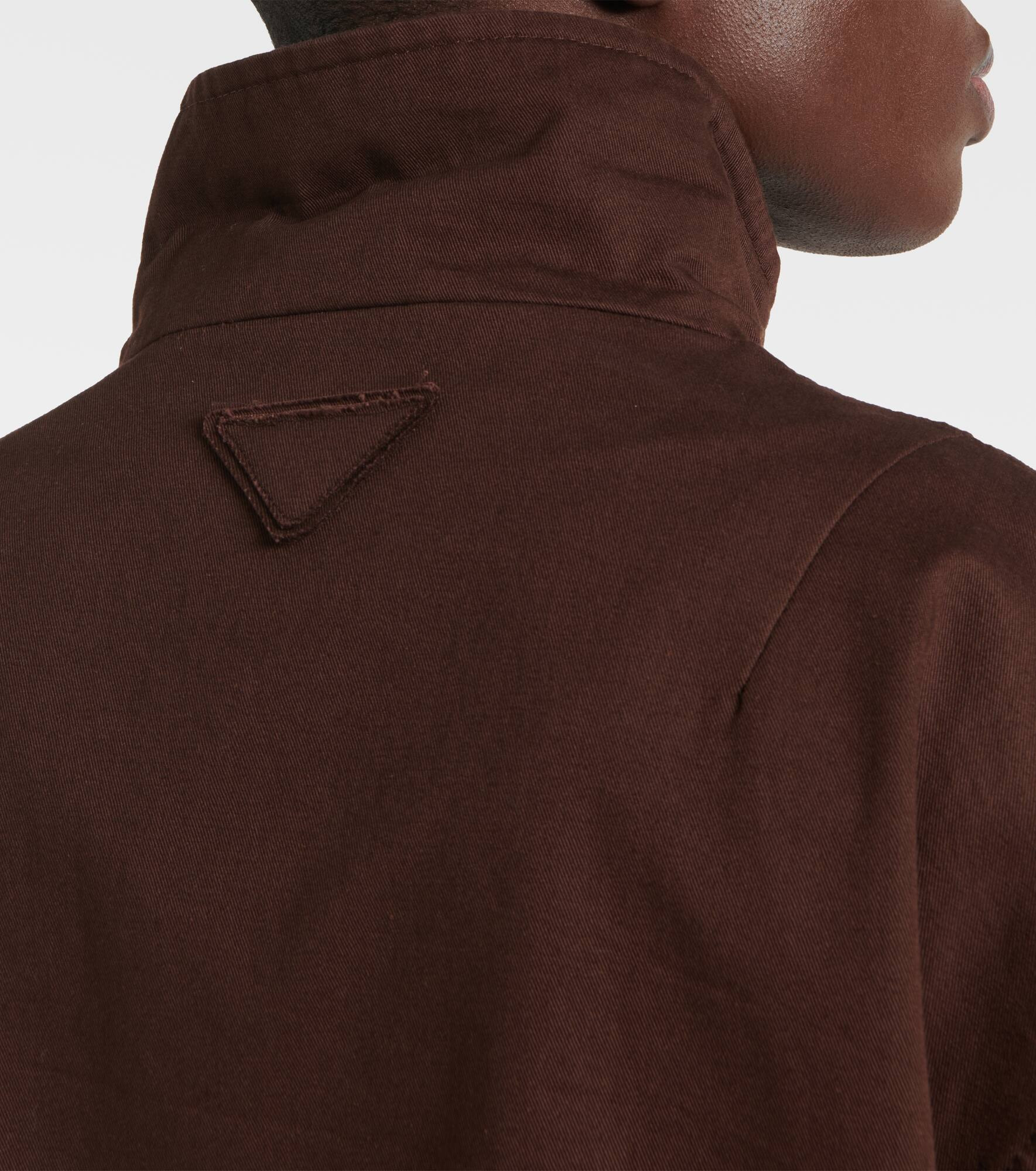 Oversized cotton field jacket - 6