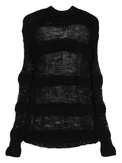 HELIOT EMIL™ striped open-knit jumper outlook