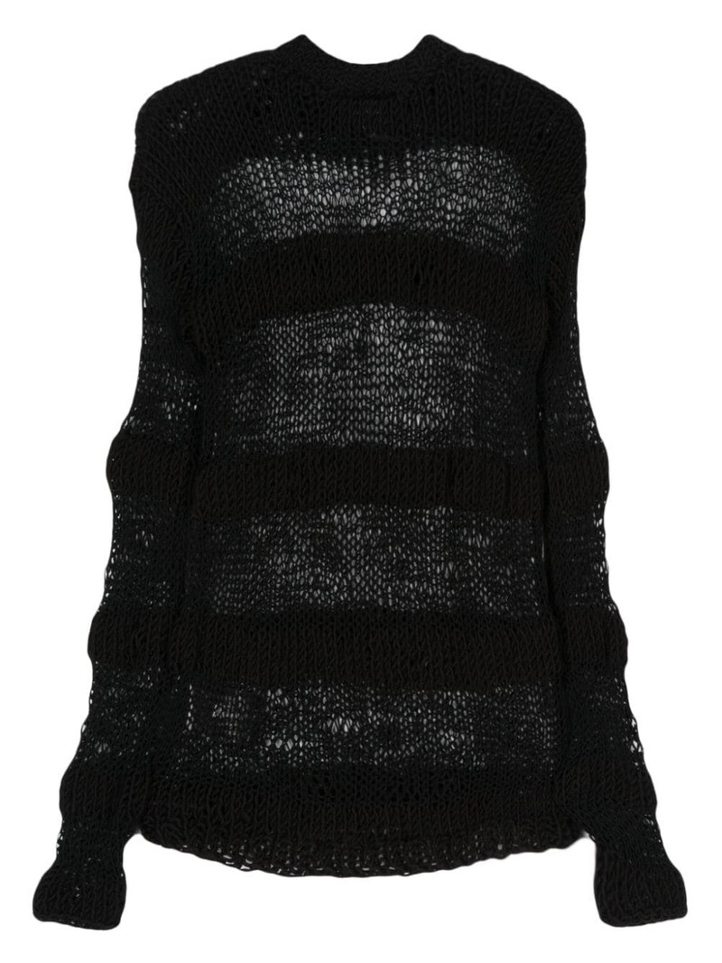 HELIOT EMIL™ striped open-knit jumper outlook