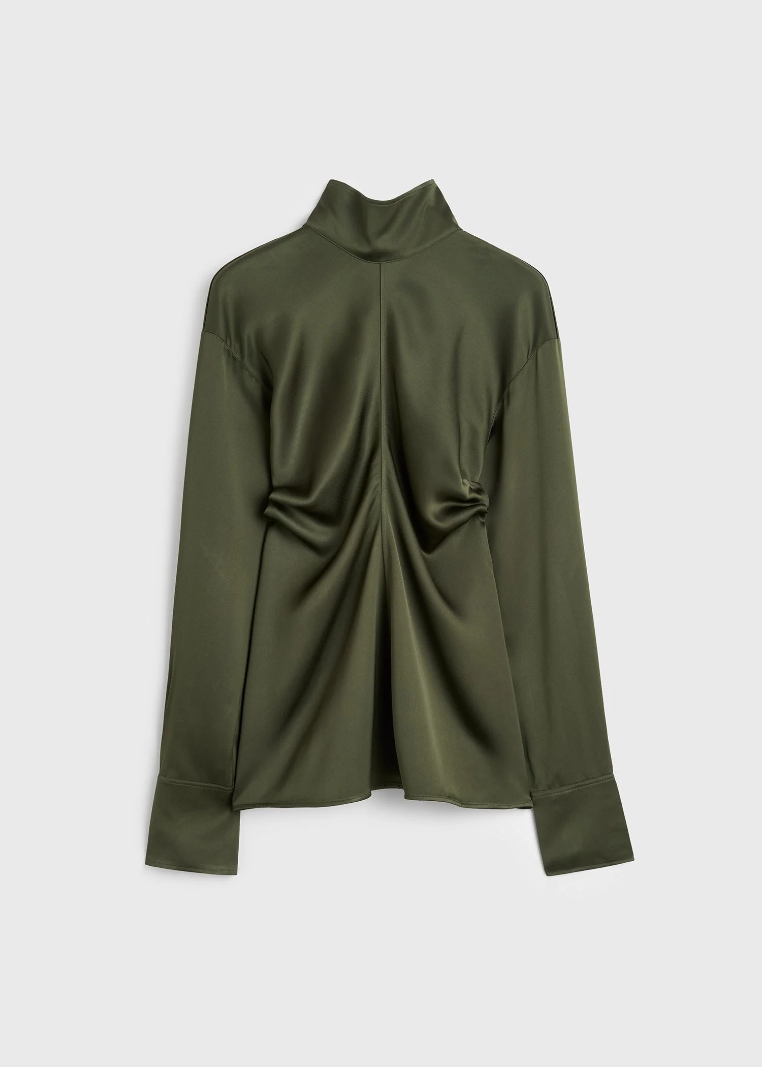 Slouch blouse dark green - 1