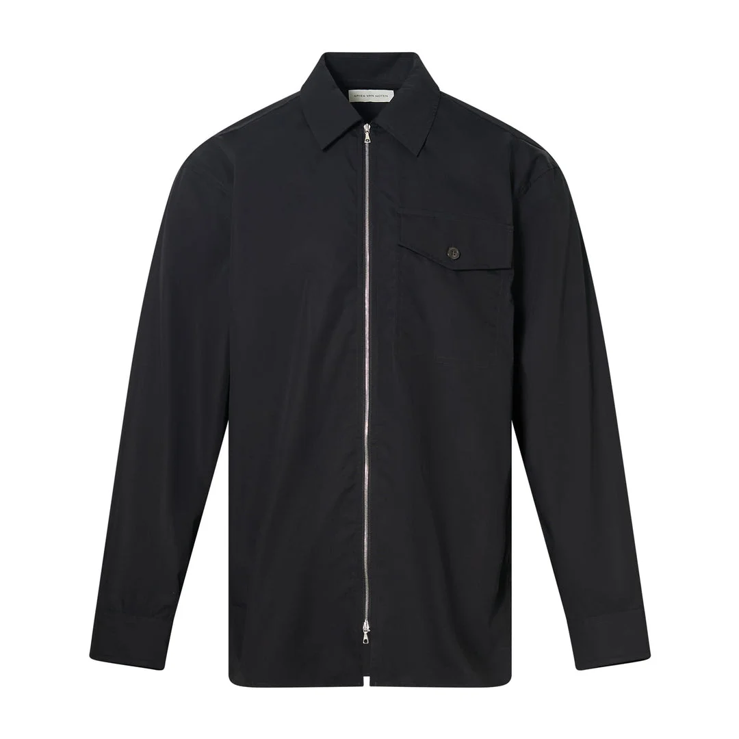 Loose Fit Zipped Shirt - 1