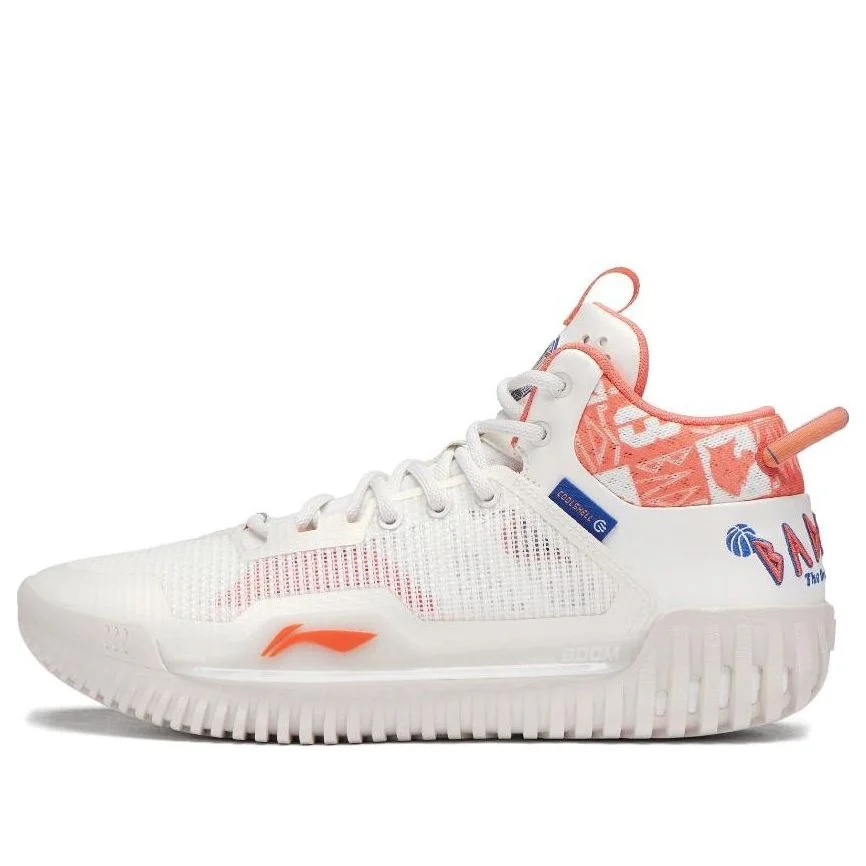 Li-Ning Badfive 3 Low 'White Orange' ABFT005-6 - 1