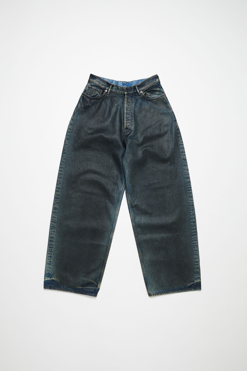Acne Studios Super baggy fit jeans - 2023 - Black/mid blue