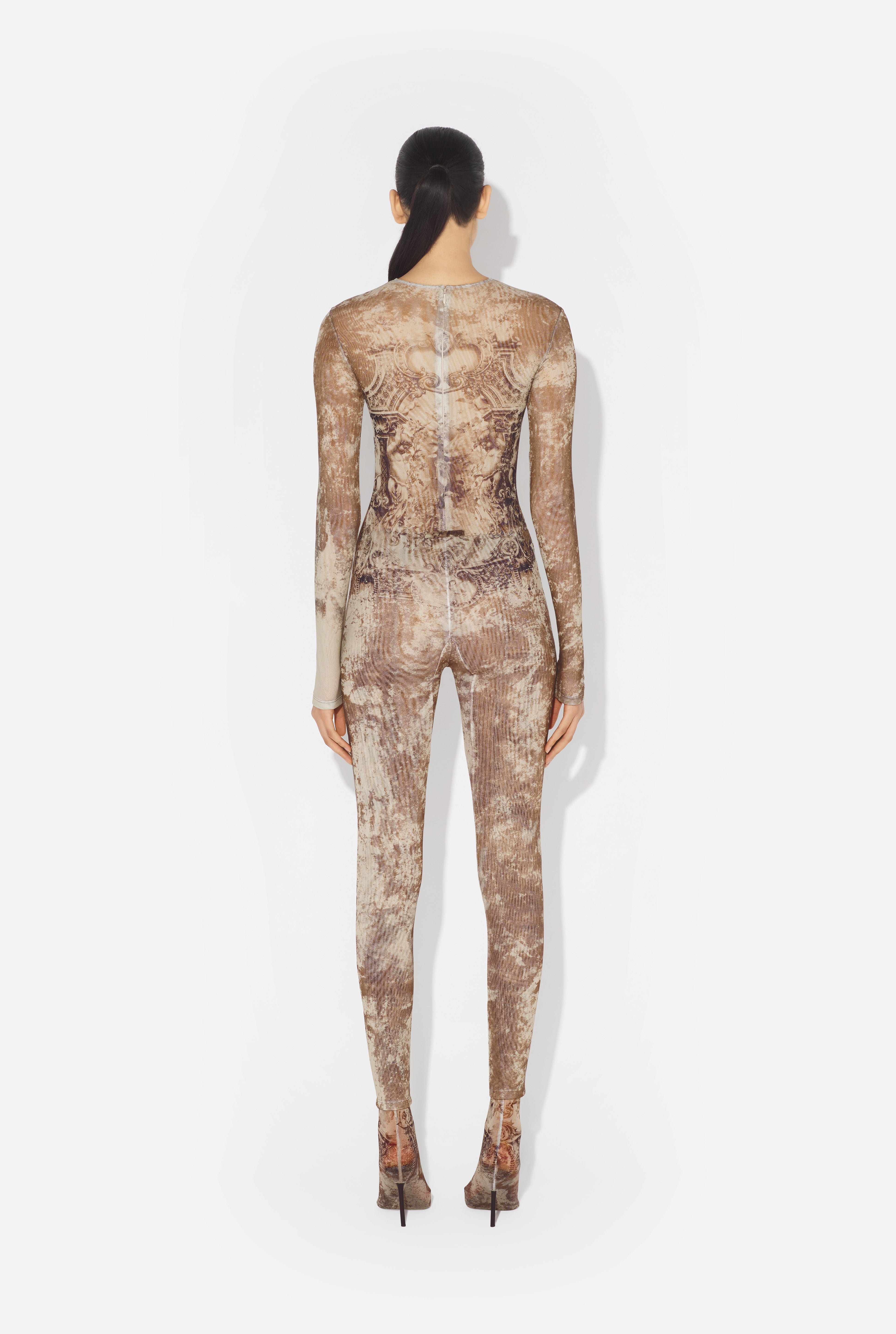 THE BEIGE MÉDAILLON BODYSUIT - 2