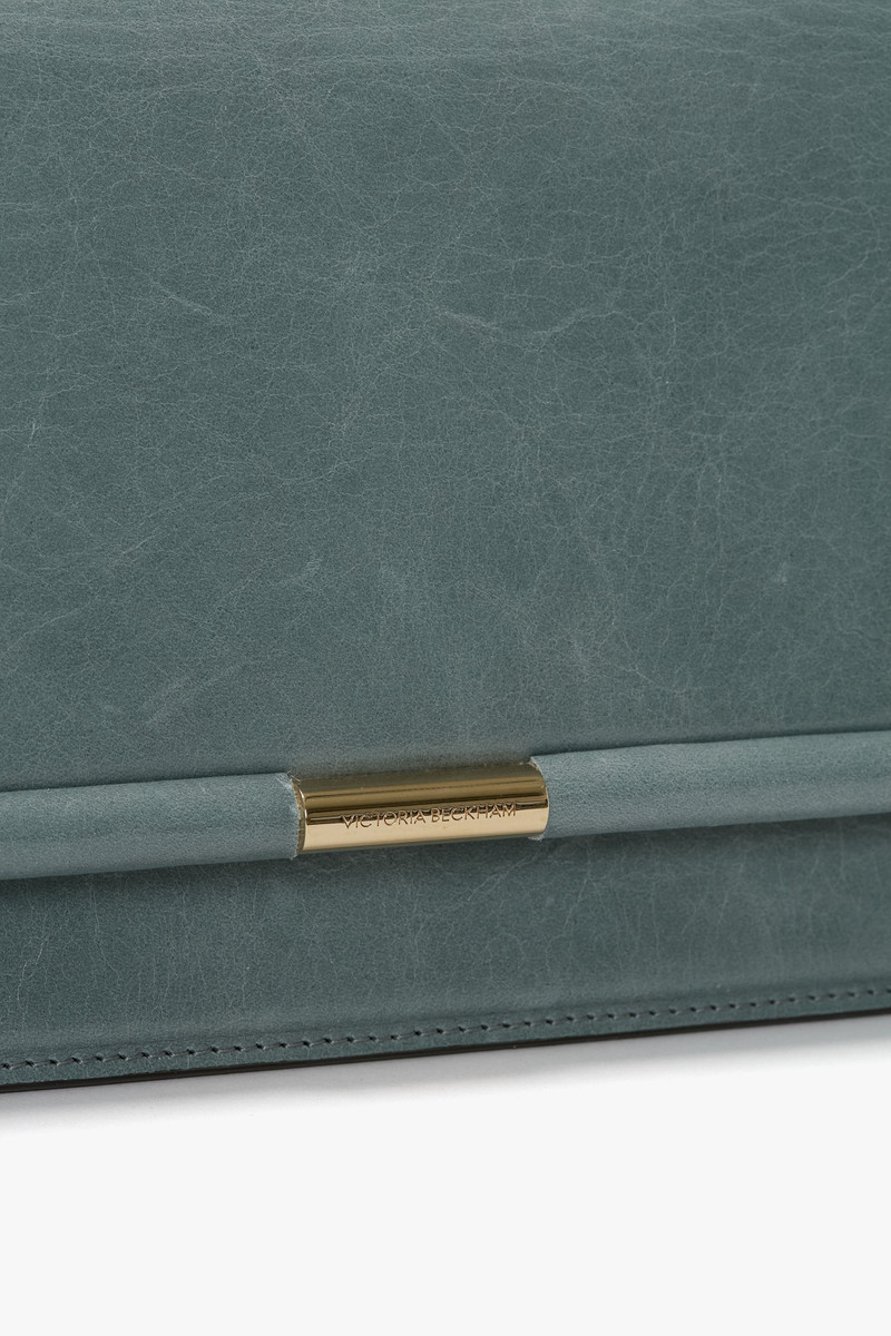 202 Crossbody Bag In Stone Grey Distressed Leather 7