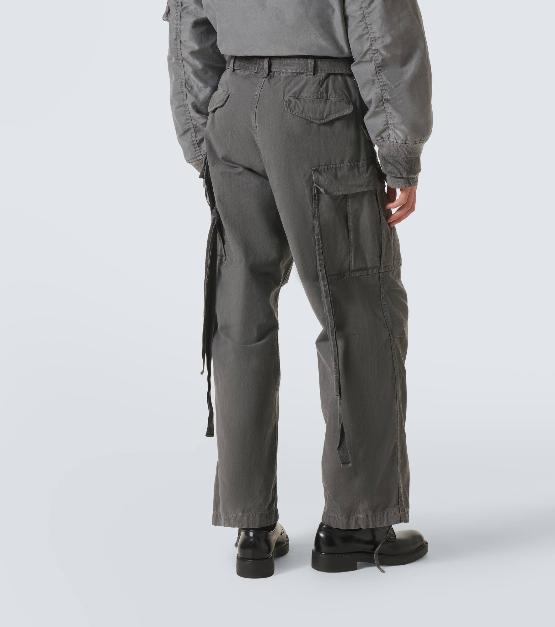 Cotton cargo pants - 4