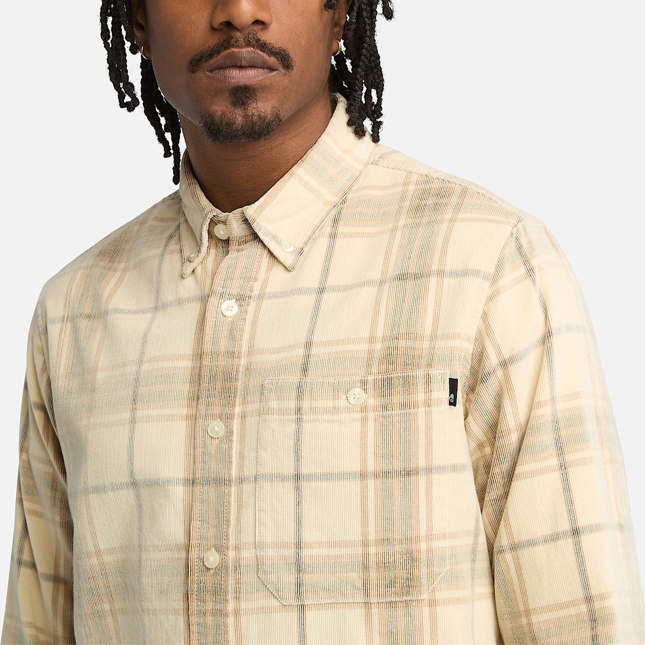 Men's Corduroy Check Shirt - 4