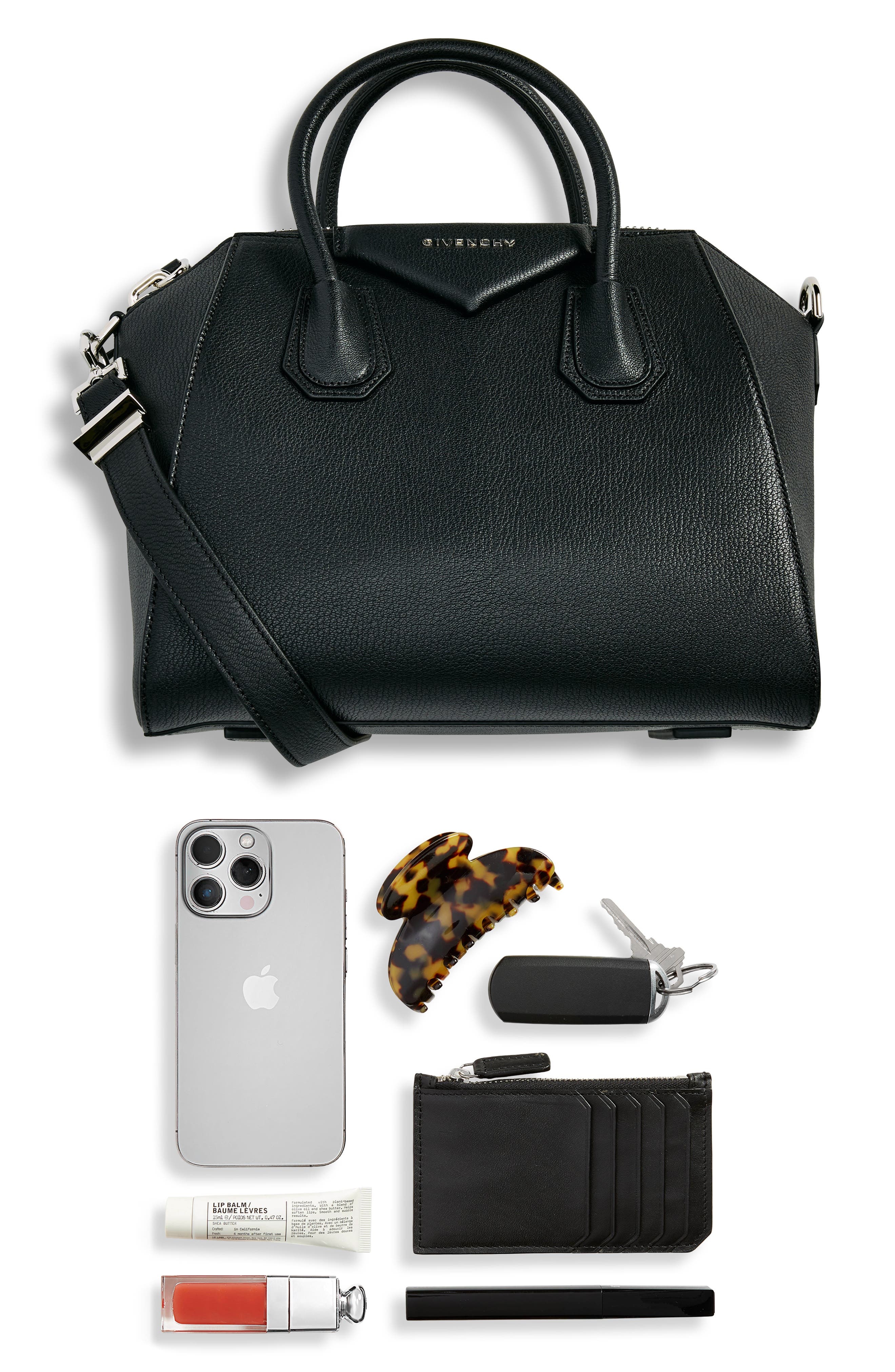 Small Antigona Leather Satchel - 7