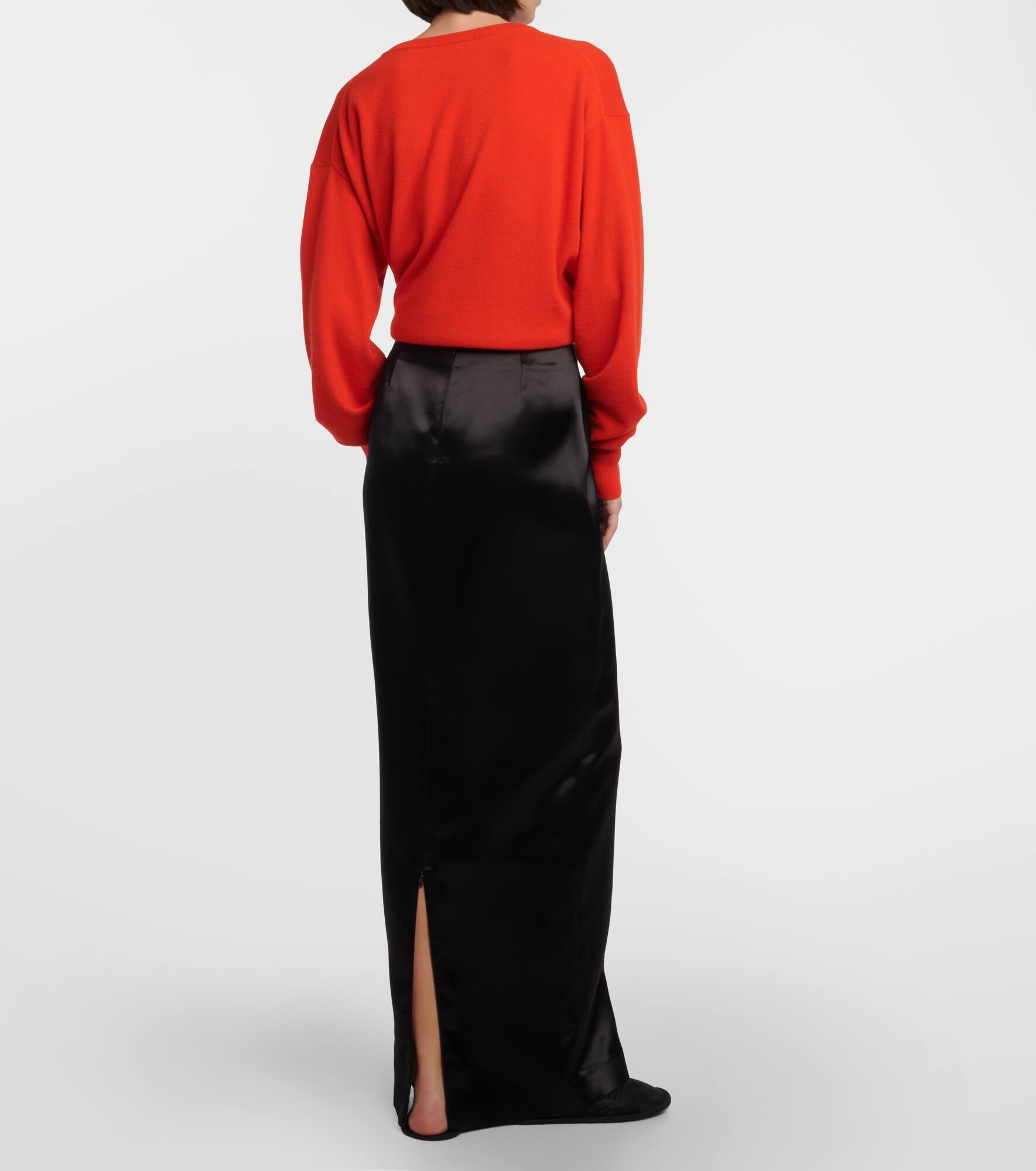 Bartelle satin maxi skirt - 3