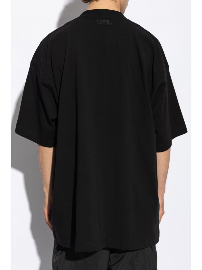 logo-embossed T-shirt 4