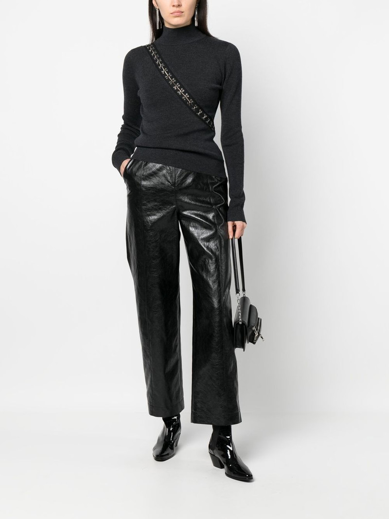 Monse hook-detail mock-neck jumper outlook