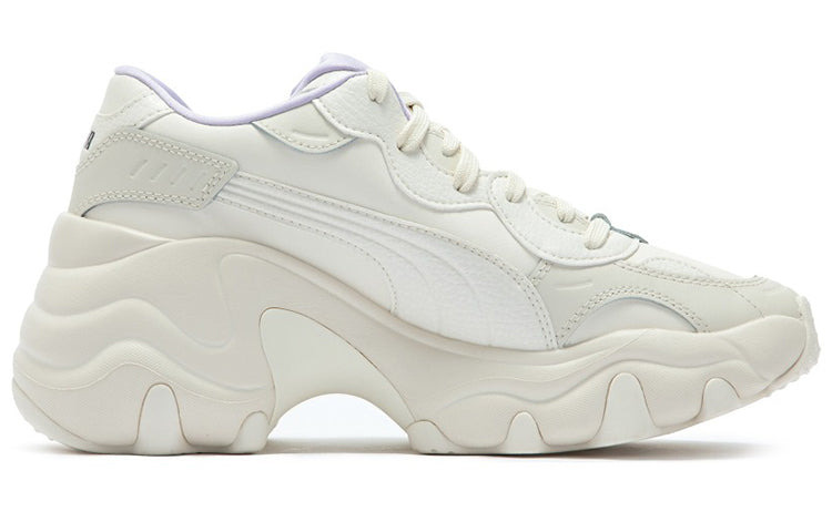 (WMNS) PUMA Pulsar Wedge 'White Purple' 386654-01 - 2