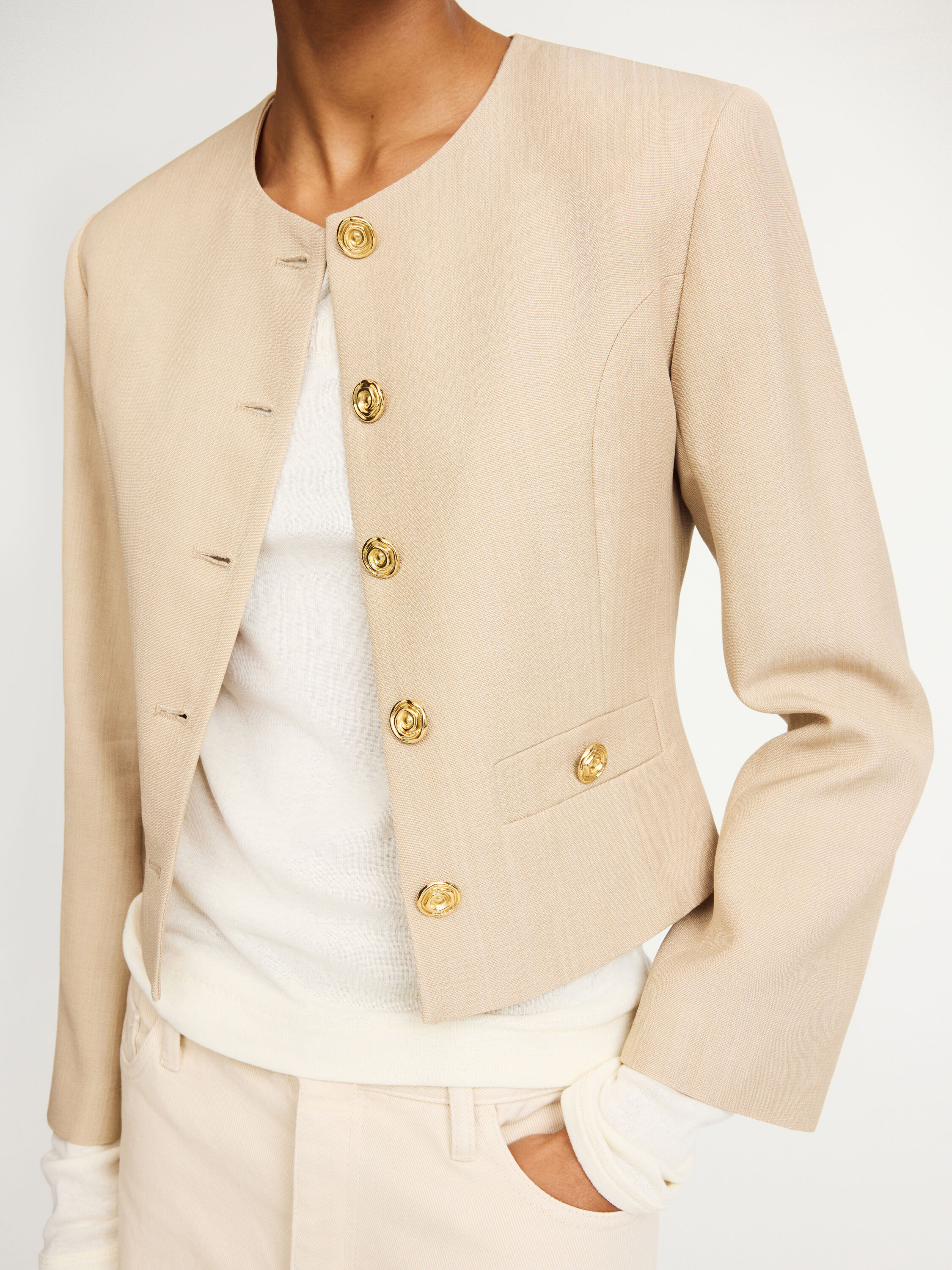 Frida single-breasted blazer - 4