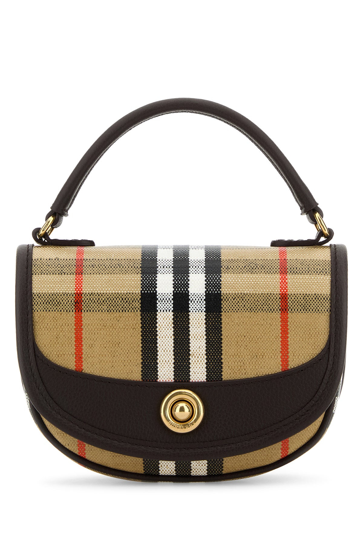 Printed canvas handbag - 1