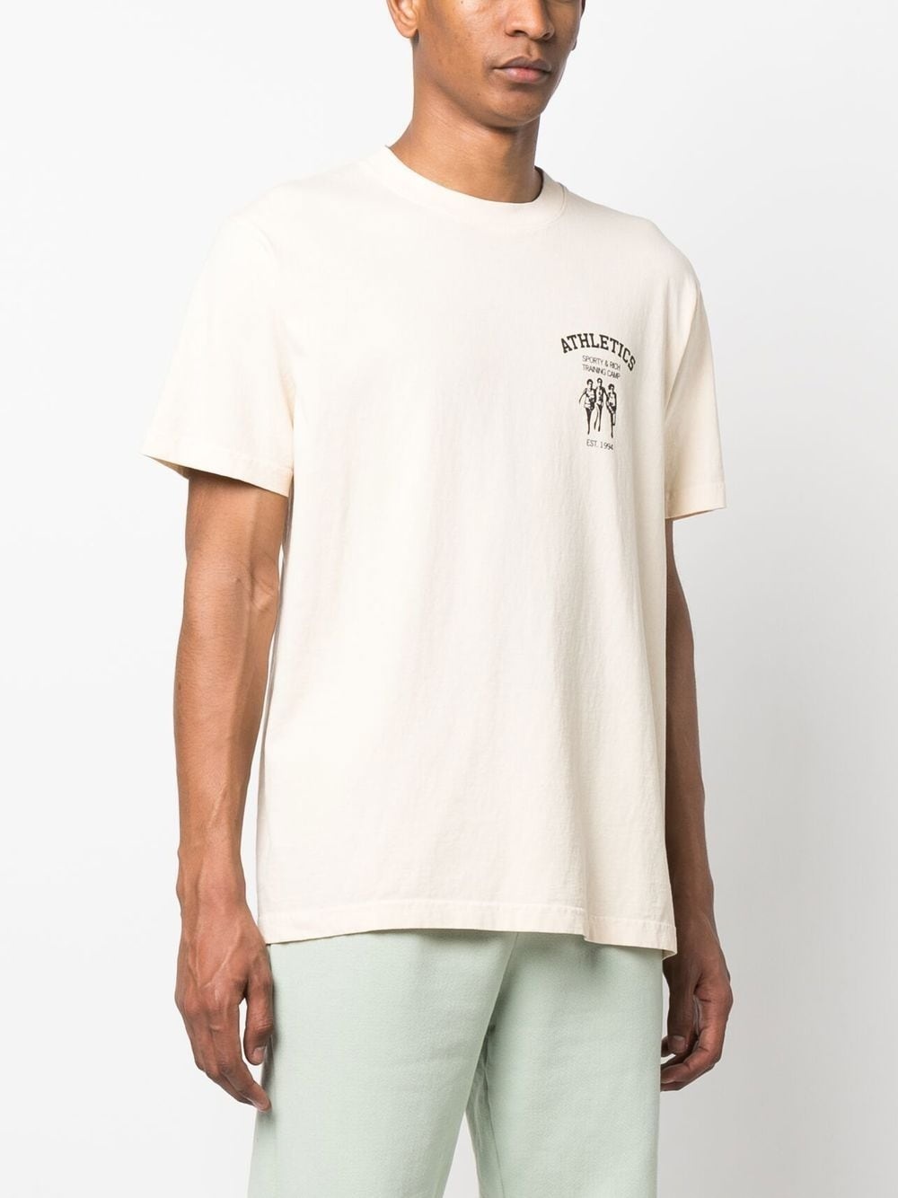 Athletics logo-print T-shirt - 3