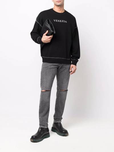 Diesel graphic-print cotton sweatshirt outlook