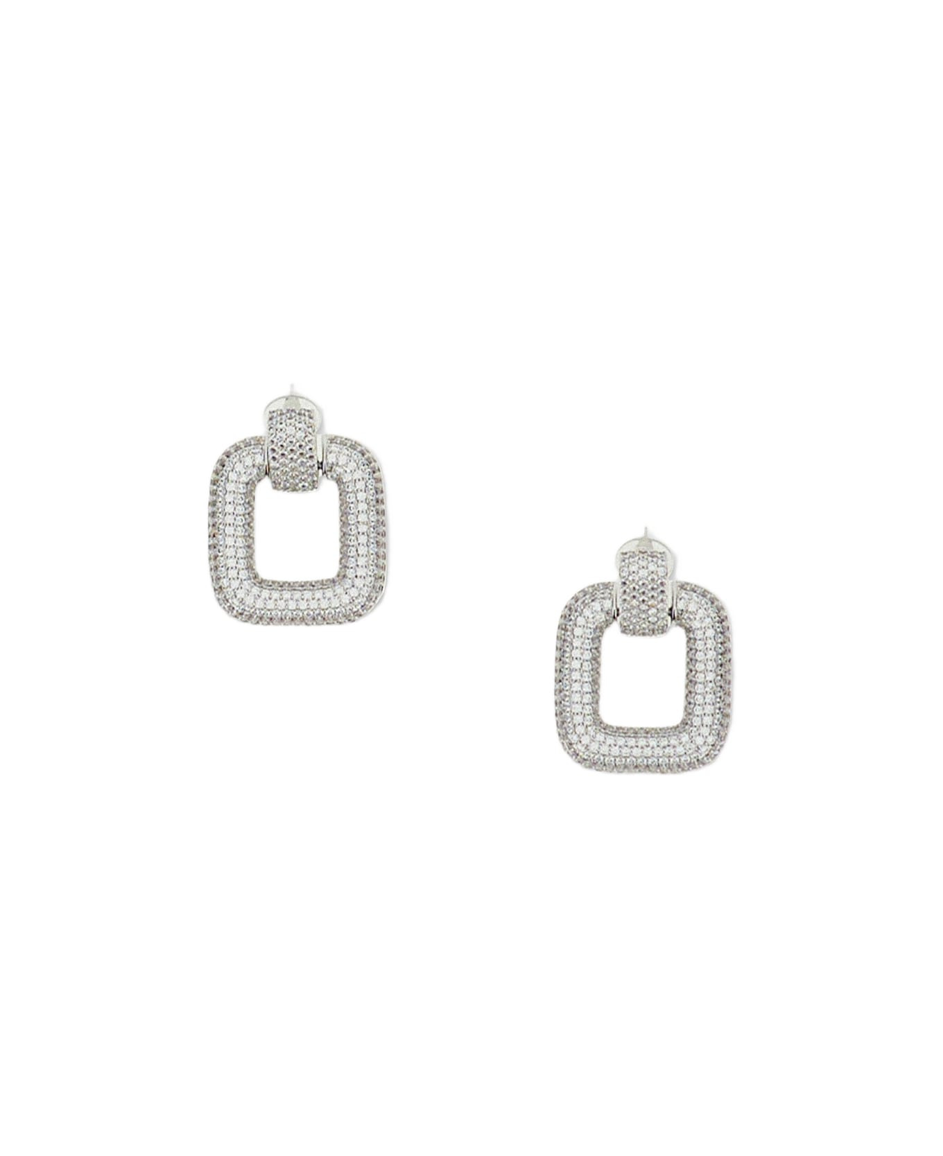 Crystal Knocker Earrings - 1
