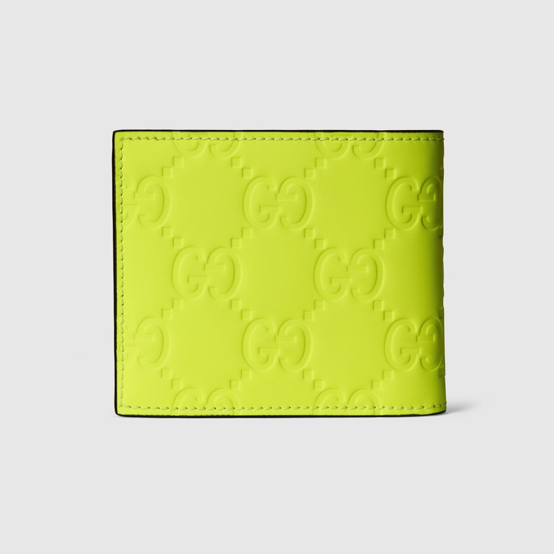 GG rubber-effect bi-fold wallet 5