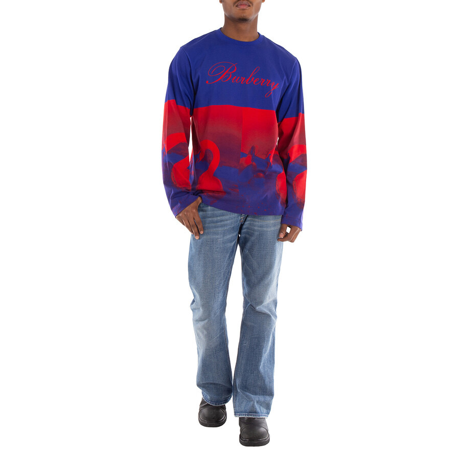 Burberry Long Sleeve Swan Logo T-Shirt - 3