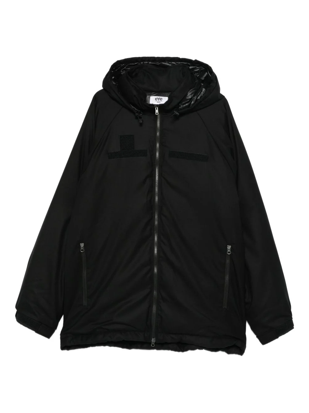 hooded zip coat - 1