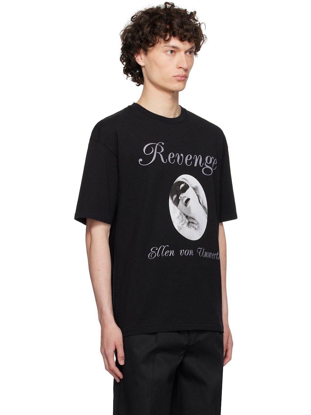 Black 'Ellen Von Unwerth' T-shirt - 2
