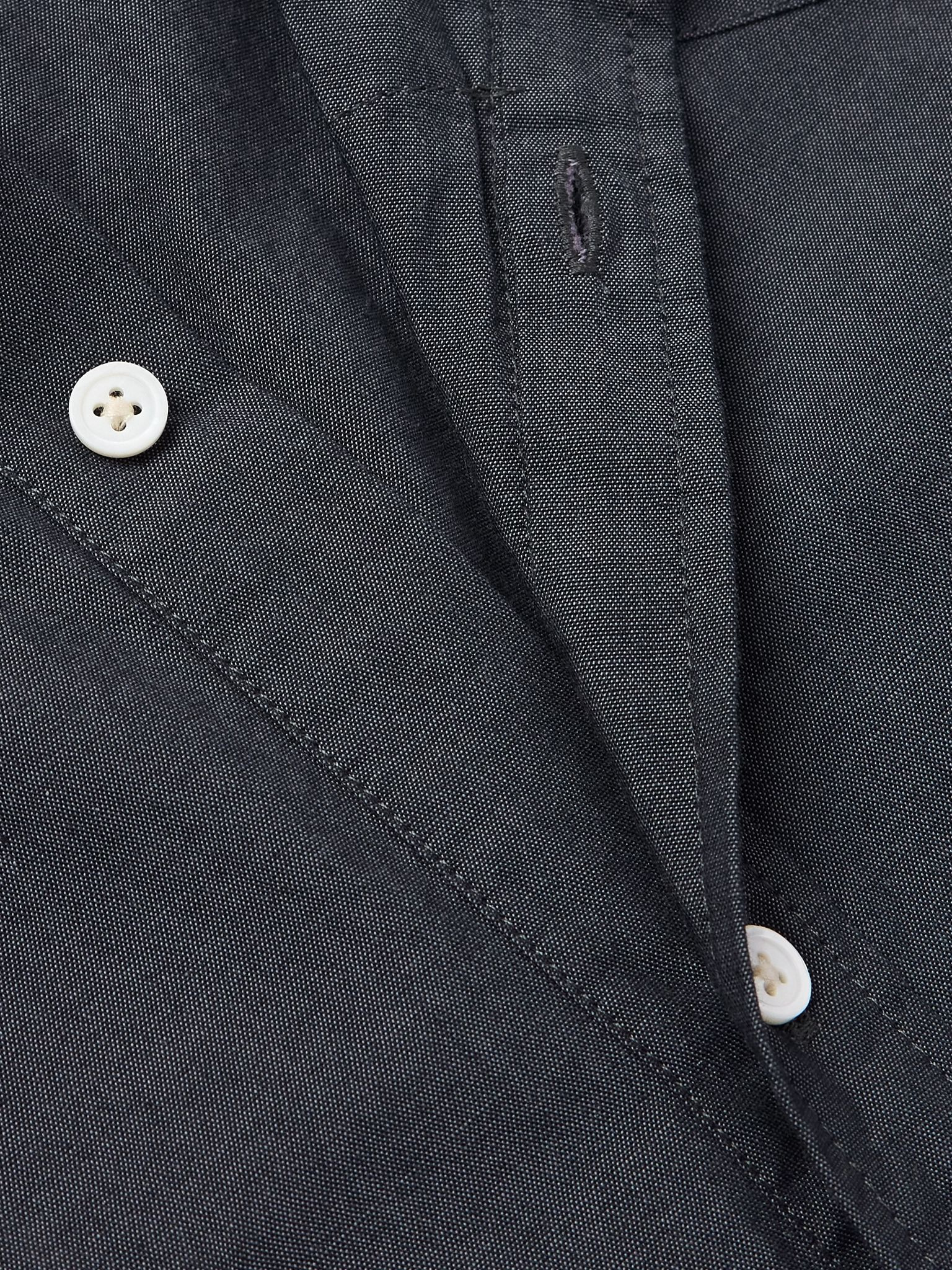 Arizona Cotton-Poplin Shirt Navy - 4